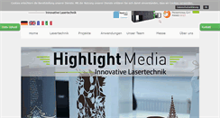 Desktop Screenshot of highlight-media.com